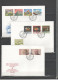 Delcampe - Liechtenstein 1978-1992 - Collezione Di 100 FDC + 12 Cartoline Natalizie Delle Poste           (g6995) - Verzamelingen