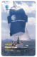 British Virgin Islands - C&W Sailboat (No Instructions On Backside) - Black Chip - Jungferninseln (Virgin I.)
