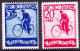 Bulgaria 1939: Michel-N° 365+369 EXPRESS-stamps (Velo - Bicycle) Pris Du Jeu / Single From Set * Falzspur Trace MLH - Ciclismo