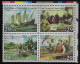 United States USA 1992 Complete Set Series Se-tenant Voyages Of Christopher Columbus Mint - Christophe Colomb