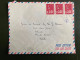 LETTRE Par Avion Pour USA TP M DE BEQUET 0,50 X3 OBL.MEC. - 1971-1976 Marianne Of Béquet