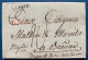 LETTRE 13 JUIN 1796 Marque " 96 / LIEGE " (Ht N°30) + RR Griffe Rouge " En Numre " 10 Sols Au Dos Pour BEAUNE TTB - 1794-1814 (Französische Besatzung)