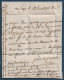 LETTRE 13 JUIN 1796 Marque " 96 / LIEGE " (Ht N°30) + RR Griffe Rouge " En Numre " 10 Sols Au Dos Pour BEAUNE TTB - 1794-1814 (Periodo Francese)