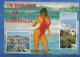 CPM Pin Up Sexy Et Multivues - Un Bonjour De Marseille..voyagée En 1989 - Sct P E C Rue Flégier - Flamme Aubagne 1989 - Pin-Ups