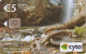 CYPRUS - Millomeri Waterfall/Mesa Potamos Waterfall(0219CY, Without Notch), Tirage %55500, 05/19, Used - Cipro