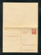 "SAARLAND" 1957, Postkarte Mit Antwortkarte Mi. P 50 ** (3997) - Postal  Stationery