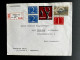 NETHERLANDS 1965 REGISTERED LETTER EINDHOVEN STRATUM TO OLCHING NEDERLAND AANGETEKEND - Storia Postale