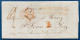 Lettre 16 FEV 1842 Marque " PAGO EL PORTE / EN VILLAREAL " Pour ST JEAN DE LUZ + Taxe 2 + Entrée " ESPAG 2 ST J DE LUZ" - ...-1850 Vorphilatelie