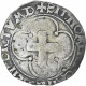France, François Ier, Douzain à La Croisette, Limoges, TB, Billon, Gadoury:254 - 1515-1547 Frans I