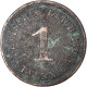 Monnaie, Empire Allemand, Pfennig, 1875 - 1 Pfennig