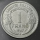 Monnaie France - 1947 B - 1 Franc Morlon Aluminium, Légère - 1 Franc