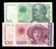 Noruega Norway Set 2 Banknotes 50 100 Kroner 1998 2003 Pick 46a 49a Bc F - Norwegen