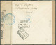 N°583-593-596/597 - Affr. SAVANTS Obl. Sc St-HUIBRECHTS-LILLE Sur Lettre (Missiewerken) Du 3-XI-42 Vers Rome + 2 Bandes - Guerre 40-45 (Lettres & Documents)