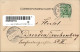 Kirchner, Raphael Jugendstil Fleur De Chemin I Bahnpost-Stempel Dresden-Bischofswerda 02.08.1904 I-II Art Nouveau - Kirchner, Raphael