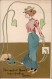 Jugendstil Hund Prägekarte I-II Art Nouveau Chien - Sonstige & Ohne Zuordnung