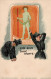 DRESDEN - IN. KUNSTAUSSTELLUNG 1901 Künstlerkarte Sign. Kikriki I - Exhibitions