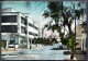 Z3630 SOMALIA AFIS 1956 Cartolina Illustrata Via Aerea (Mogadiscio, Viale XXIV Maggio) Affrancata Con Posta Aerea 45 C. - Somalie (AFIS)