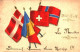 Carte Postale > Drapeaux > Réf C 01 - Flags