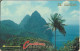 Saint Lucia - GPT, STL-3C, 3CSLC, Pitons 2 (Without Logo), 40 EC$, 30,250ex, 1991, Used - Santa Lucía