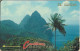 Saint Lucia - GPT, STL-3C, 3CSLC, Pitons 2 (Without Logo), 40 EC$, 30,250ex, 1991, Used - Sainte Lucie