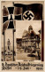 KASSEL WK II - NS-Flaggenkarte 5.DEUTSCHER REICHSKRIEGERTAG KASSEL 1935 Künstlerkarte Sign. Sieber I - Guerre 1939-45