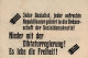 Antipropaganda WK II Flugblatt Nieder Mit Der Diktaturregierung - War 1939-45