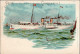 Schiff Dampfschiff Germania I-II Bateaux Bateaux - War 1914-18