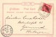 Deutsche Post In China Chinesische Hochzeit Stempel Shanghai 1900 (Marke Mit Anhängendem Zwischensteg) II (links Einriss - Ehemalige Dt. Kolonien