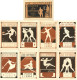 Olympiade Sommerspiele Paris 1924 Souvenir-Folder Mit 8 Ganzsachen Mit Umschlag Frankreich Sign. Blanche, E. Souvenir De - Olympische Spiele