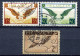 Z3714 SVIZZERA 1929-30 Posta Aerea Simboli, Serie Completa Usata, Cat. Un. A13-A15, Carta Goffrata, Valore Catalogo Unif - Oblitérés