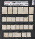 BELGIQUE - Entre Les N° 304 & 320  De 1930 à 1932 - 68 Timbres En 2 Feuillets . Avec Diverses  Oblitérations - 6 Scan - 1931-1934 Quepis