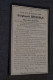 Deveugle Stéphanie Veuve Nuttin,née à Dottignies En 1841,décédée En 1916 - Décès