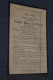 Coulon Joseph époux De Marie Sion,mort à Wattrelos En 1903 à L'age De 29 Ans - Obituary Notices