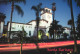 SANTA BARBARA, CALIFORNIA, ARCHITECTURE, TOWER WITH CLOCK, CARS, UNITED STATES - Santa Barbara