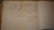 Manuscrit, Fait A La Commune De CHOUX Jura En 1861 ........... ACT-1 - Manuscrits