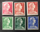 1955 /59  France - Liberty - Marianne De Muller - 6  Stamps Unused - 1955-1961 Marianne (Muller)