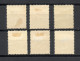 LUXEMBOURG    N° 89 à 94    NEUFS AVEC CHARNIERES   COTE  1.50€     ECUSSON  VOIR DESCRIPTION - 1907-24 Coat Of Arms