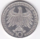 10 Mark 1972 F STUTGART  Jeux Olympiques De Munich, En Argent - 10 Mark