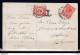 Postkaart Van Gibraltar Naar Antwerpen Met Taksstempel N°35 - Cartas & Documentos