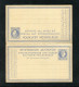 "GRIECHENLAND" 1883, Postkarte Mit Antwortteil Mi. P 7 ** (4088) - Postwaardestukken