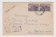 Bulgaria 1940s EXPRES REGISTERED Cover With Topic Stamps Mi#553 (2x10Lv.) Horse Cavalry, Sent To IHTIMAN (66283) - Covers & Documents