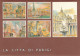 SERIE 4 INTERI POSTALI VATICANO NUOVI LA CITTA' DI PARIGI (MX450 - Postal Stationeries