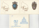 SERIE 6 INTERI POSTALI VATICANO FDC COSTITUZIONE STATO (MX325 - Entiers Postaux