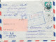 Iran Registered Air Mail Cover Sent To Denmark With Stamps On Front And Backside Of The Cover - Iran