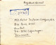Iran Registered Cover Sent Air Mail To Denmark Topic Stamps On The Backside Of The Cover From Consul Of Pakistan Mashhad - Iran