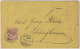 Zumst. 37 MiNr. 29 Sitzende Helvetia Auf Falt-Brief Mit Preisliete Klaiber & Cie Gelaufen Von Basel Nach Schaffhausen - Lettres & Documents