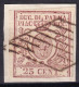 Parma,  1857-59 Y&T. 10, 25 C. Marrón - Parme