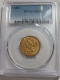 US GOLD COIN, 1861 P $5 HALF EAGLE, PCGS AU 58 - 5$ - Half Eagles - 1866-1908: Coronet Head