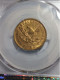 US GOLD COIN, 1861 P $5 HALF EAGLE, PCGS AU 58 - 5$ - Half Eagle - 1866-1908: Coronet Head