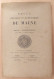 Revue Historique Et Archéologique Du Maine. Année 1903, 1er Semestre (3 Livraisons). Tome LIII. Mamers, Le Mans - Pays De Loire